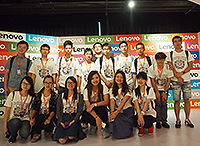 Students visit Lenovo under the guidance of PKU students (Photo Credit: Mr Pang Ka Lok)